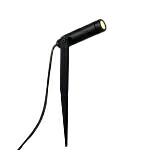 yamada エクステリア LEDスポットライト LED一体型 ダイクロハロゲン35W相当 電球色 ミディアム配光 防雨型 スパイク式 AD-3341-LL|わがと照明