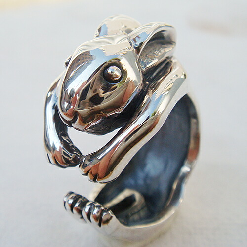 楽天市場】うさぎ・ラビットリング シルバーアクセサリー 送料無料 卯