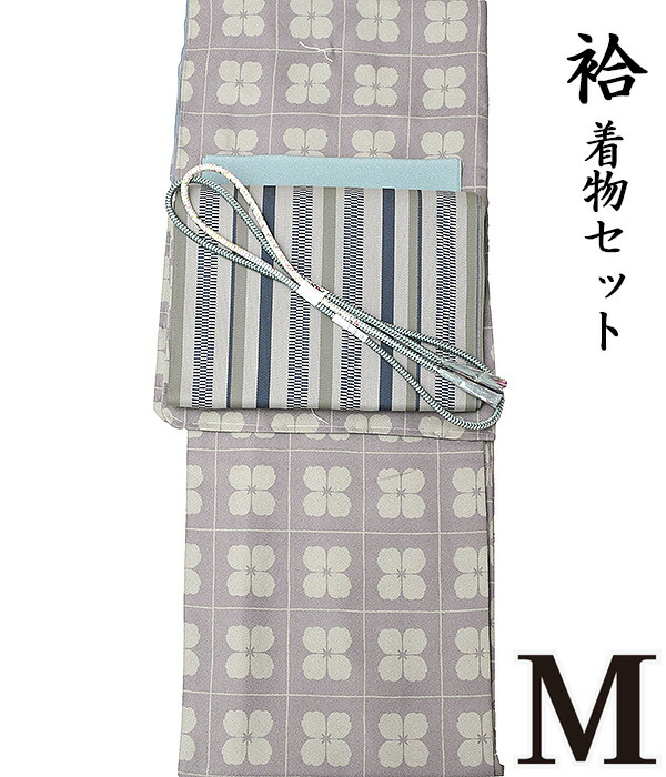 23120【 晩秋冬春 ♪ 御召しもの４点仕掛ける 】 【 Ｍ 袷 】   洗える御召しもの + 【 国産 】 洗える八寸名古屋帯 + 二越ちりめん 洗える帯揚げ + 正絹帯〆【４点仕掛ける】小紋 地紋 粋 レトロ コーデ 今めかしい 灰青磁 今めかしい as-1557 pngy535 appk1339-m 4792