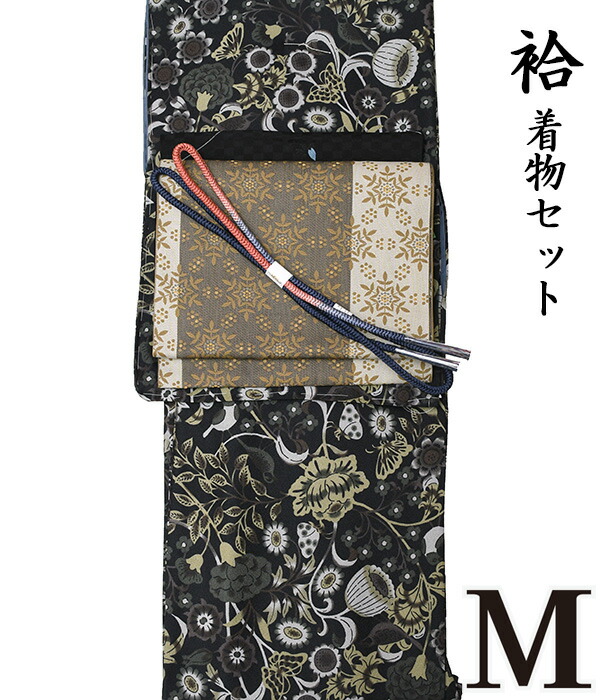 27570  【 晩秋冬春 ♪ お召しもの ４点仕掛ける   極 】【 Ｍ 袷 】   洗えるお召しもの  + 【 国産 】 洗える八寸名古屋帯 + 正絹 帯揚げ + 正絹帯〆 【 ４点仕掛ける 】 小紋  粋 レトロ コーデ 今めかしい 今めかしい  粋 as-1558 pngy518 appk1435-m