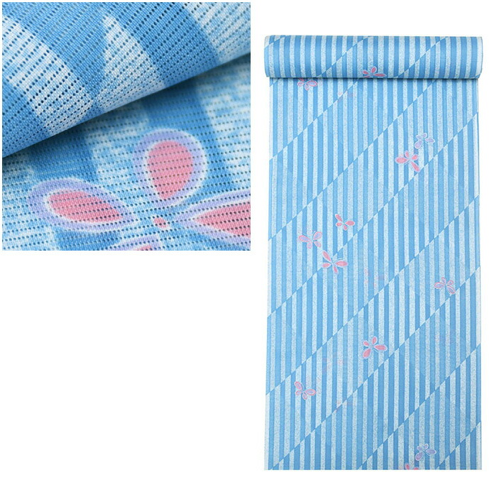 【20】25400 【 夏着物 】 駒絽 洗える 反物 【 未仕立て 】 小紋 ポリエステル 反巾37.3cm 長さ12m ポリ 夏 紗 絽 反物 夏物 着物 コート 普段着 日本製 np-241（1）