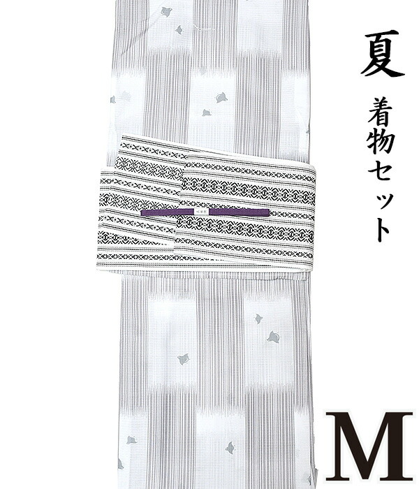 楽天市場】【 初夏 ・ 夏 ♪ 着物 3点 セット 】【 Mサイズ 】 【 絽