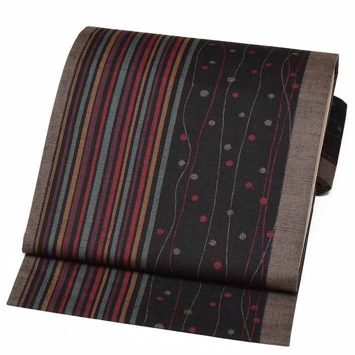 楽天市場】【20】 68000【野蚕糸】【正絹】仕立上り九寸名古屋帯 全通