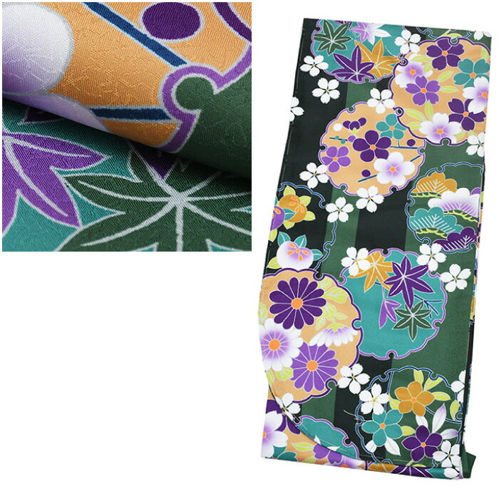 【ワゴンセール】卒業式 二尺袖 着物 単品 販売 氷割地紋入【 Ｌサイズ Ｆサイズ 】 ショート丈 【 卒業 】 着物 単品 アースカラー 袴 二尺袖 小振袖 小学生 ジュニア 高校生 大学生 専門 短大 袴セット 単品 セット 女性 レディース 大正ロマン 古典 ni-383（1）