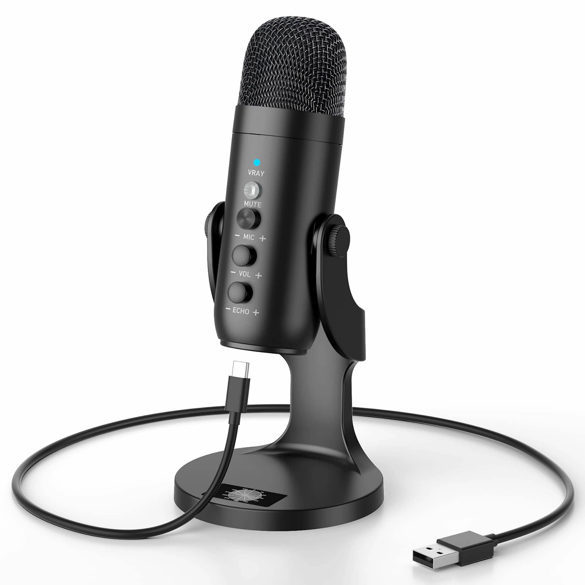 [新品]【配信用マイク】typeC-USB 卓上スタンド付属 PC用録音マイク Amazon.co.jp: アーテック 卓上マイクスタンド 91884 マイク