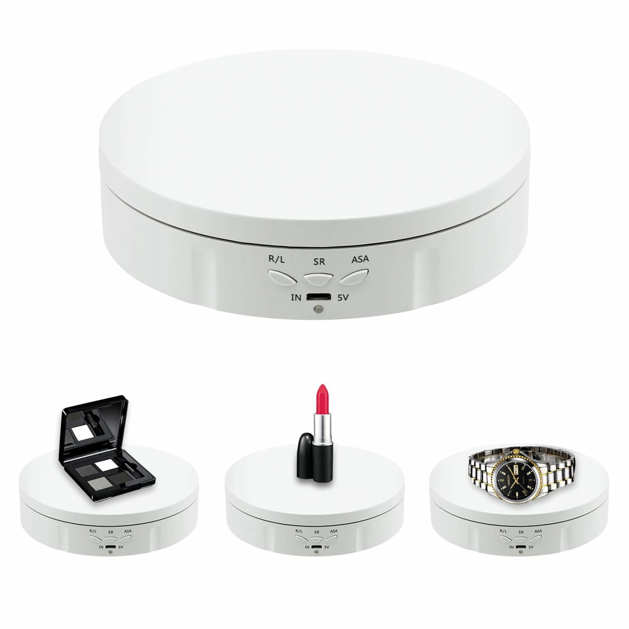回転式ディスプレイスタンド 楽天市場】【送料無料】Mcbazel USB 360°回転台 直径14.5CM 荷重