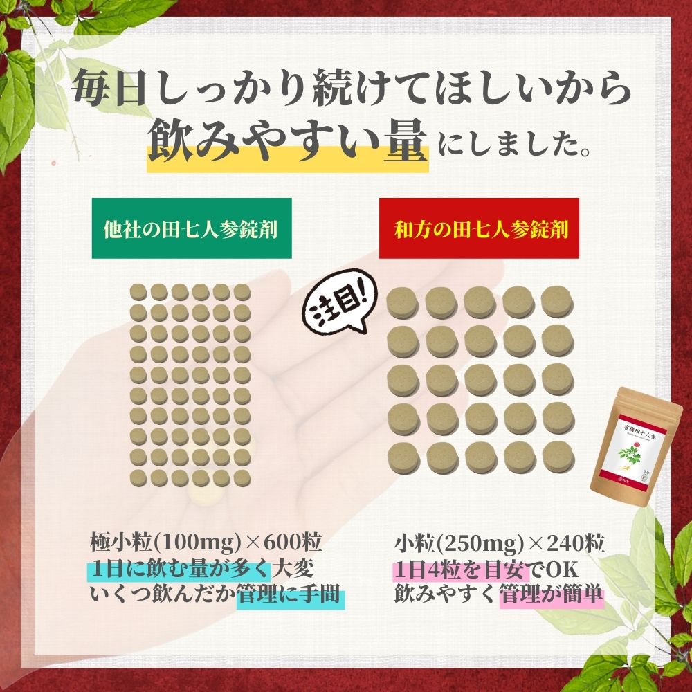 有機田七人参