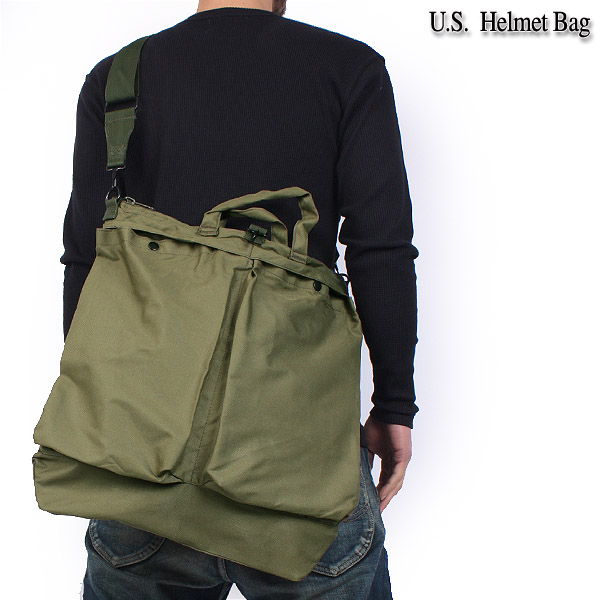 楽天市場】バッグ ヘルメットバッグ ショルダーストラップ付 米軍