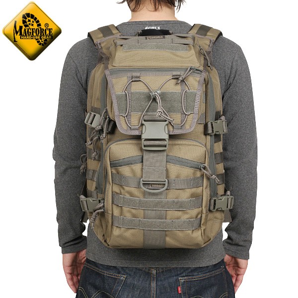 クーポンで15%OFF★ミリタリー バッグ / MAGFORCE マグフォース MF-0521 TYD Computer Backpack KHAKI FOLIAGE リュックサック 【ミリタリーバック】/ ミリタリー【T】｜｜デイリー ライフ 機能的 ミリタリー カッコいい おしゃれ 春