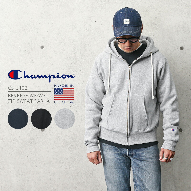 Champion ジップアップパーカー　リバースウィーブ　赤タグ　size L 楽天市場】【最短即日発送】今なら25%OFF☆Champion