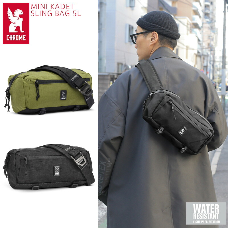 【最短即日発送】CHROME クローム BG-321 MINI KADET SLING BAG ミニカデット スリングバッグ【T】【クーポン対象外】｜ショルダーバッグ 肩掛け 自転車 通勤 通学 コンパクト ポーチ バッグインバッグ メンズ レディース ユニセックス ブラック