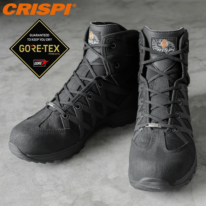 CRISPI クリスピー ARES 6.0 GTX ブーツ GORE-TEX BLACK