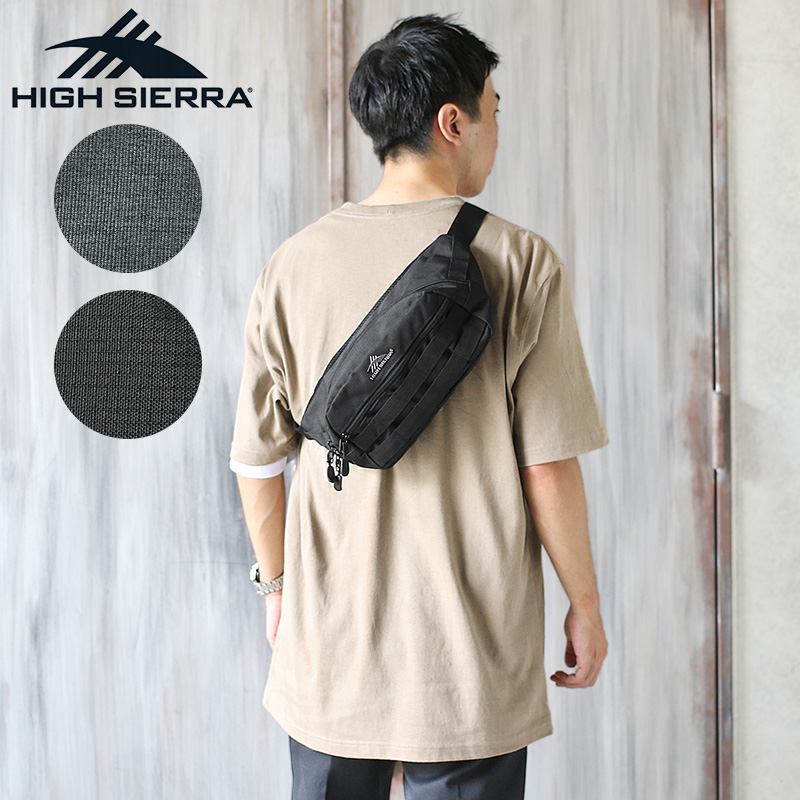 美品 HIGH SIERRA ハイシェラ 2way ショルダーバッグ キャンパス ハード キャンバス マルチショルダーバッグ | SIERRA DESIGNS