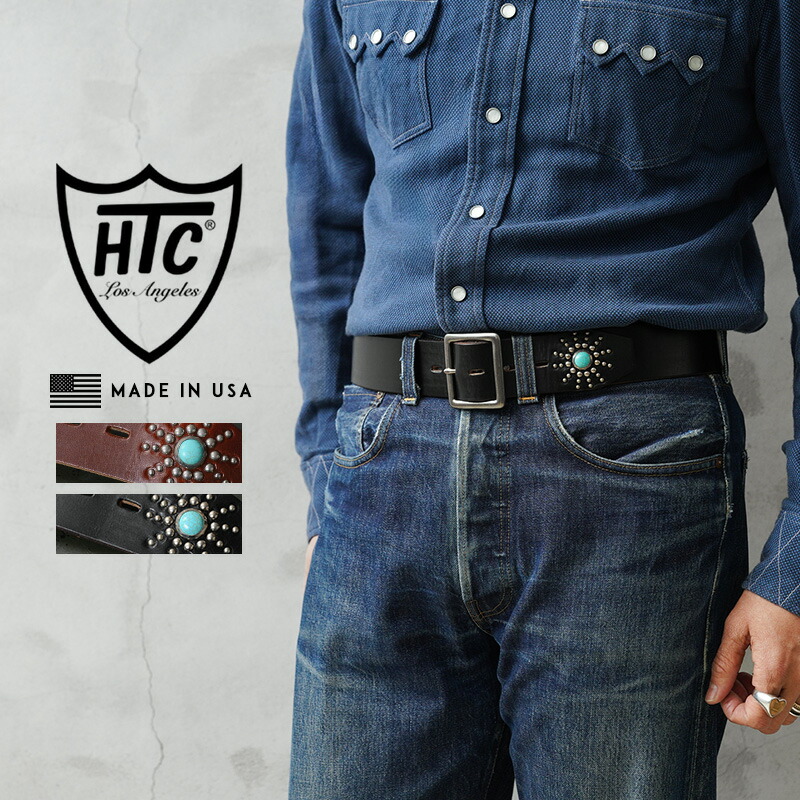 Mサイズ】 DECi Bridle studs narrow ベルト OVY
