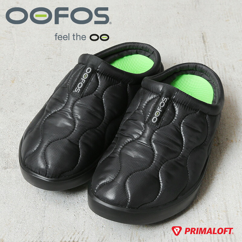 【最短即日発送】OOFOS ウーフォス OOcoozie Thermo Mule ウークージー サーモミュール【クーポン対象外】【T】｜リカバリーシューズ アウトドア メンズシューズ 防寒 保温 中綿 プリマロフト 秋冬 ハイキング キャンプ 靴 疲労軽減 防臭 軽量｜WAIPER店