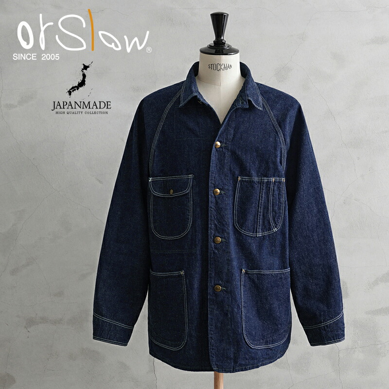 orslow オアスロウ デニムカバーオール　日本製　2 予約商品(お届け予定 7月頃以降) orSlow オアスロウ デニム