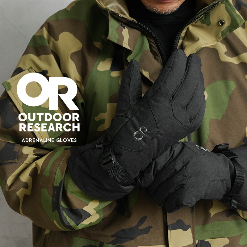 クーポンで15%OFF★OUTDOOR RESEARCH アウトドアリサーチ 283282 Adrenaline Gloves アドレナリン グローブ【T】｜メンズファッション 防水グローブ 防寒 手袋 冬用 スポーツ 防風 登山 通勤 自転車 ウィンタースポーツ メンズウェア｜WAIPER店