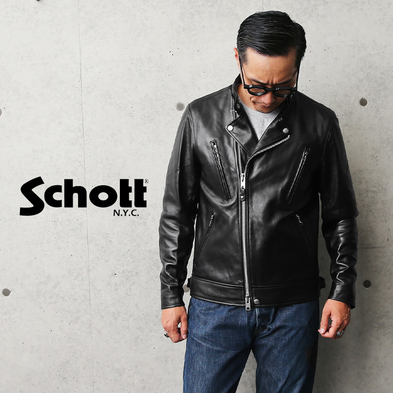 楽天市場】Schott ショット 7009 641XX 60s シングルレザーライダース