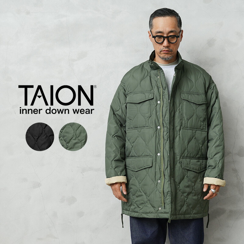 【最短即日発送】★TAION タイオン TAION-M65WZML-1 MILITARY LINE ミリタリー M-65 ダウンジャケット【F6】【Sx】【T】【クーポン対象外】 春 ミリタリー｜ミリタリージャケット アウター 羽織り アメカジ ストリート 無骨 フィールドジャケット 夏 ワイパー｜WAIPER店 10,138円