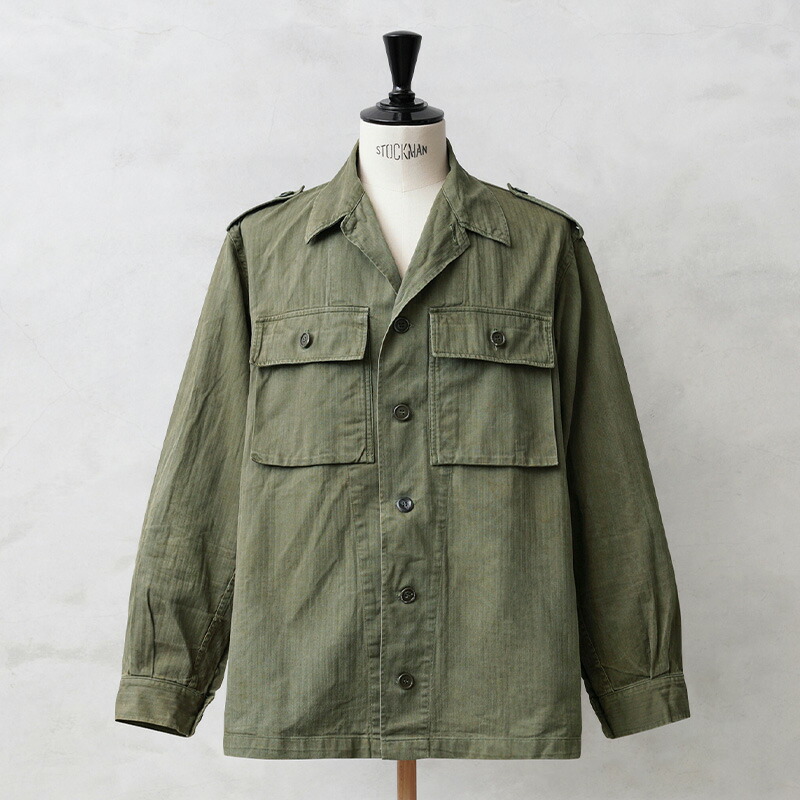 楽天市場】実物 USED オランダ軍 HBT（ヘリンボーンツイル
