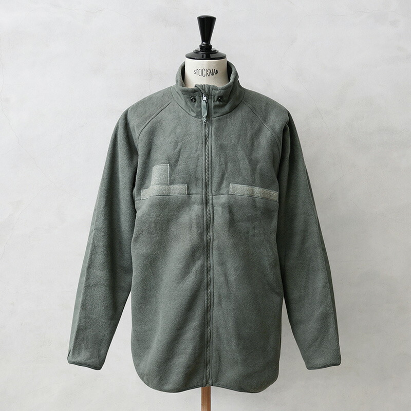実物 新品 デッドストック 米軍 EWOL FIRE RESISTANT POLARTEC（ポーラテック）フリースジャケット FOLIAGE【クーポン対象外】【I】｜ミリタリー アウター 難燃 焚火 キャンプ アウトドア ノーメックス メンズ レディース ラグラン ワイパー 春