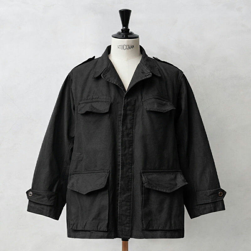 70s フランス軍 M-64 ブラック 後染め フィールドジャケットコート 楽天市場】実物 新品 デッドストック フランス軍 M-64