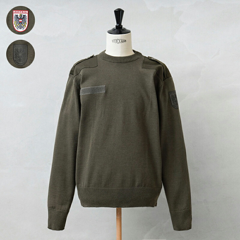 楽天市場】実物 USED デンマーク軍 ウール ジップセーター