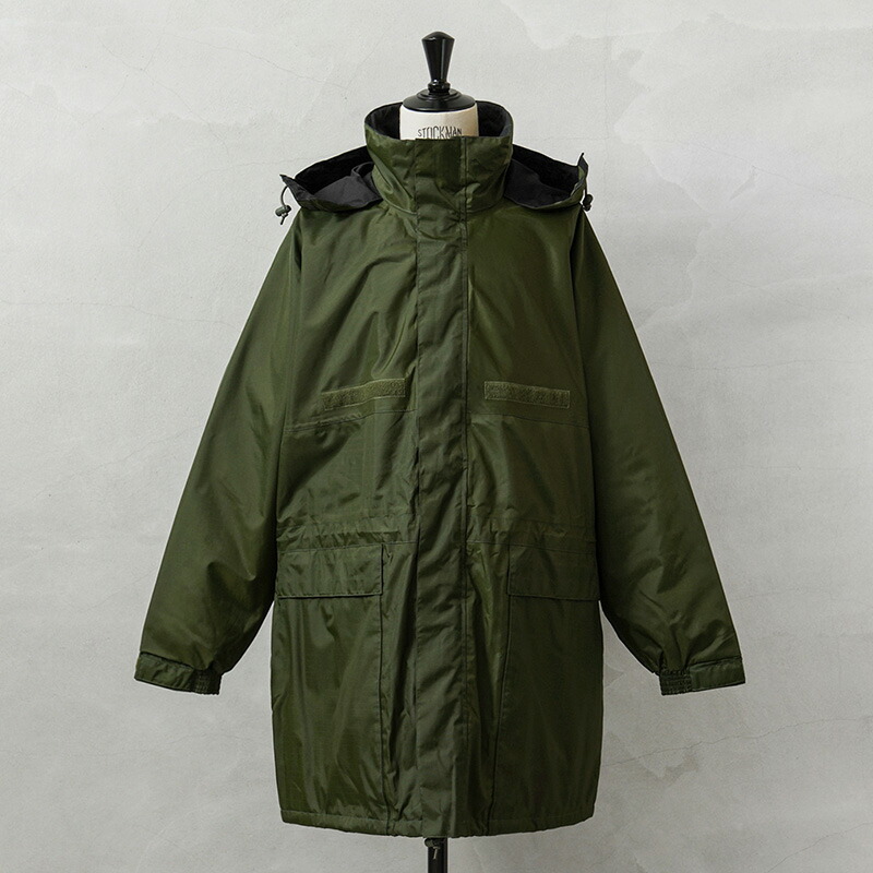 実物 USED イタリア軍 E.I. トレンチコート カーキ ボアライナー