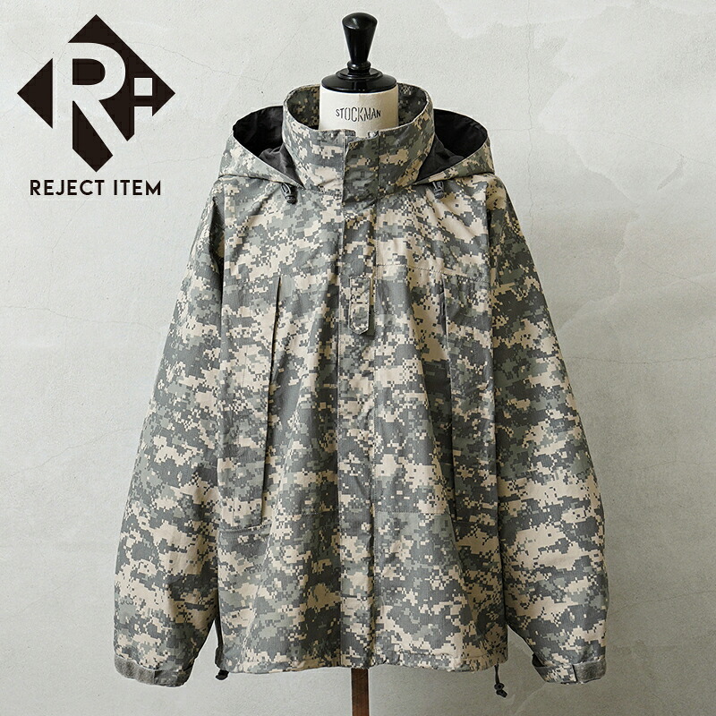 リジェクト 訳あり品 実物 USED 米軍 ECWCS GEN3 LEVEL6 GORE-TEX ジャケット ACU(UCP)【クーポン対象外】【I】 夏 ワイパー|WAIPER店