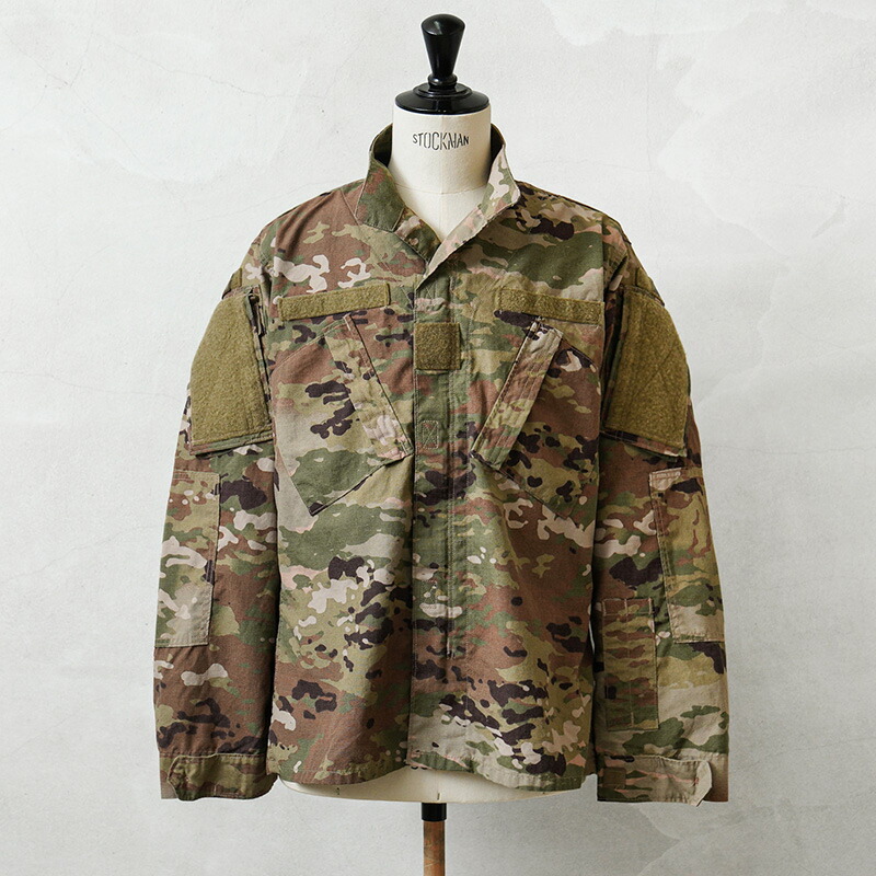 【3月新商品】実物 新品 デッドストック 米軍 FLAME RESISTANT COMBAT ジャケット OCP スコーピオンW2【クーポン対象外】【I】｜メンズ ミリタリー 難燃素材 燃えにくい 迷彩 カモフラ 古着 ヴィンテージ ワイパー 春