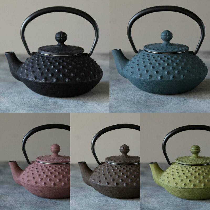 楽天市場】【岩鋳製 南部鉄器】【即納可能】鉄瓶 9型平丸アラレ 黒