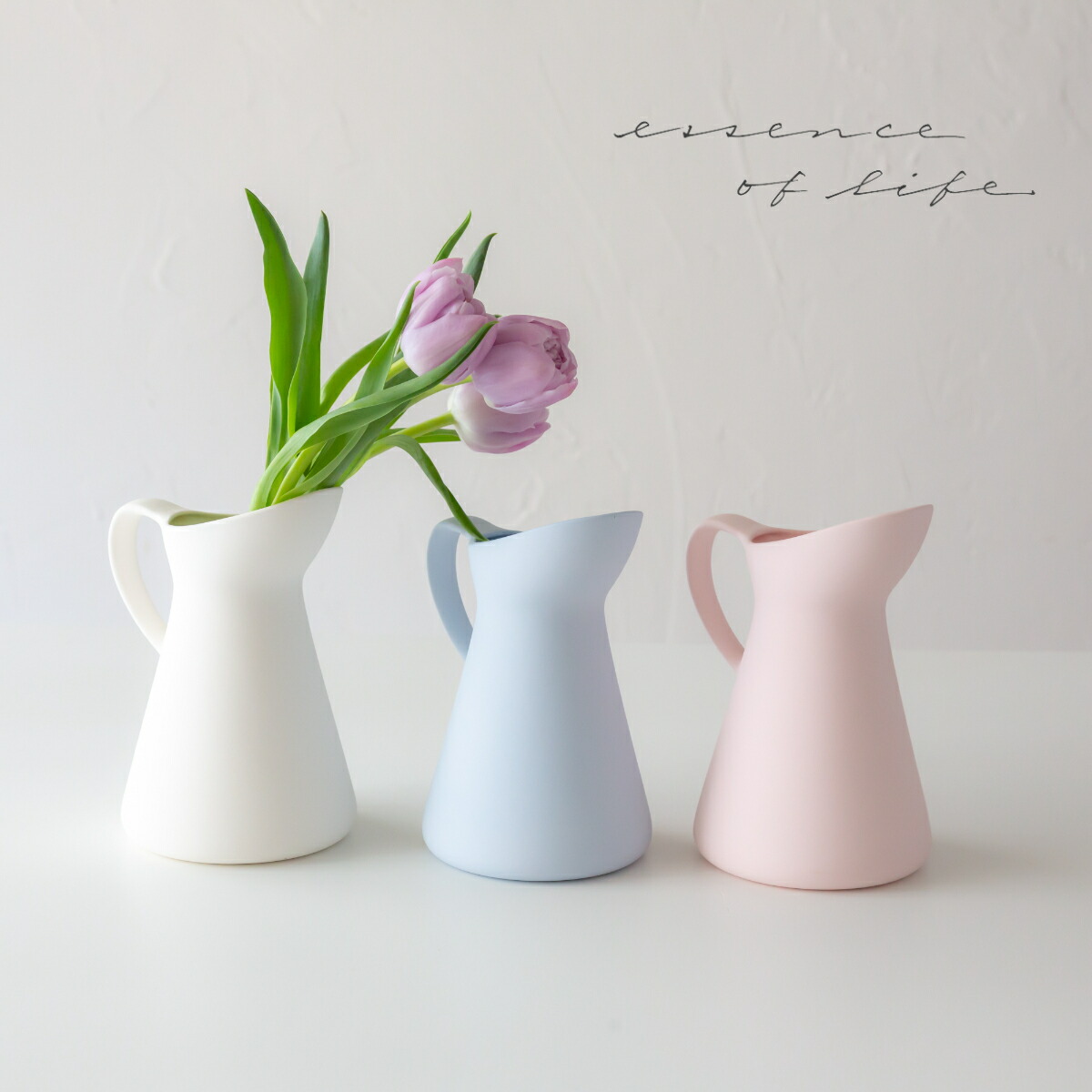 楽天市場】【送料無料】花瓶 陶器 フラワーベース ピッチャー 北欧