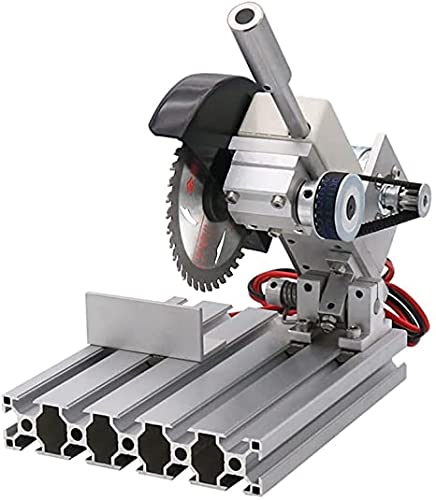 ミニ切断機 480Ｗチップソー切断機 テーブルソー 45度調節 木材/アルミ/ステンレス 110-240V 鋸刃*2 995モーター