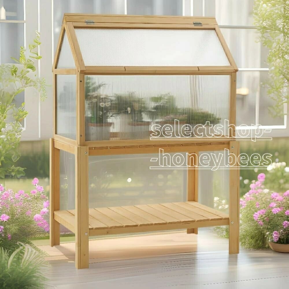 植木室 グリーンハウス 木製 57×91×130珊 純一無雑材 ひな形 二重納める プランターラック 大静電容量 紫外線撥ねのける 回廊 庭 寒さ打つ手 園芸 2026ひな形 高耐荷重 通気性 水抜き性
