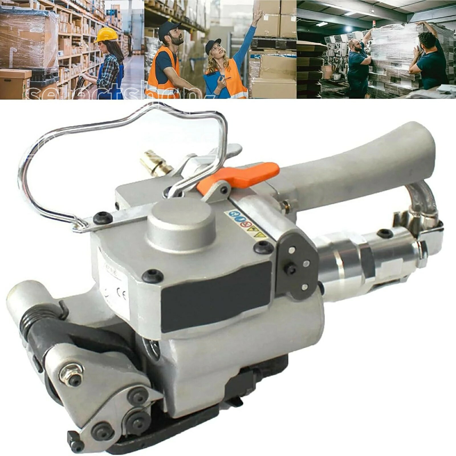 スチールバンド結束機 空気圧結束工具 3500N 19-25mm対応 PP PETテープ 梱包機 物流倉庫 スーパー 運搬 業務用 150cm 防水 耐候性 厨房機器 飲食店