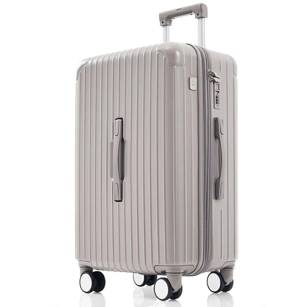 旅行バッグ L大きさ ストッパー付き添い人 USB界面静電容量押しひろげる キャリーバッグ 持ちはこび入れもの スマホスタンド ドリンク保持者 TSA鍵を掛ける可愛らしい 7日 14日 大型 今めかしい 軽さ 大静電容量 外国で旅する