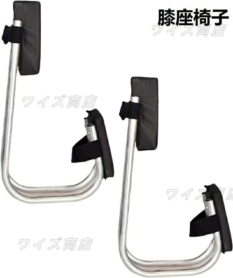 園芸用膝座椅子 ガーデニング用ニーシート 人間工学設計 膝・足首保護 ポータブル 農作業/園芸の省力化ツール（ストラップ式着脱 片足ニーリング対応 軽量耐荷重）｜ワイズ商店