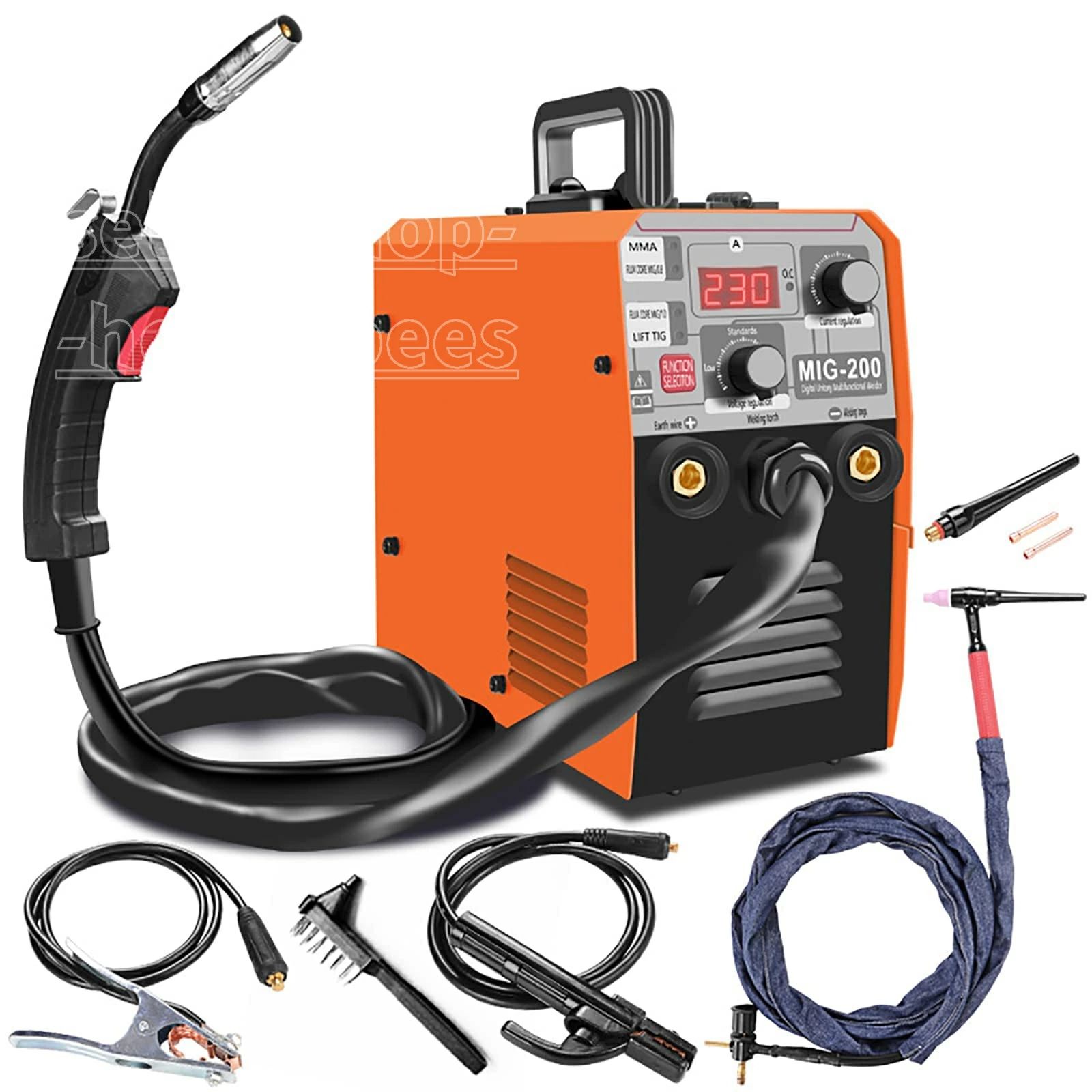 携帯型 MIG 溶接機多役立つこと IGBT MMA TIG MIG 溶接機専門的Ar CO2 非屁っ放り半自動小銃取りつくろう物の具