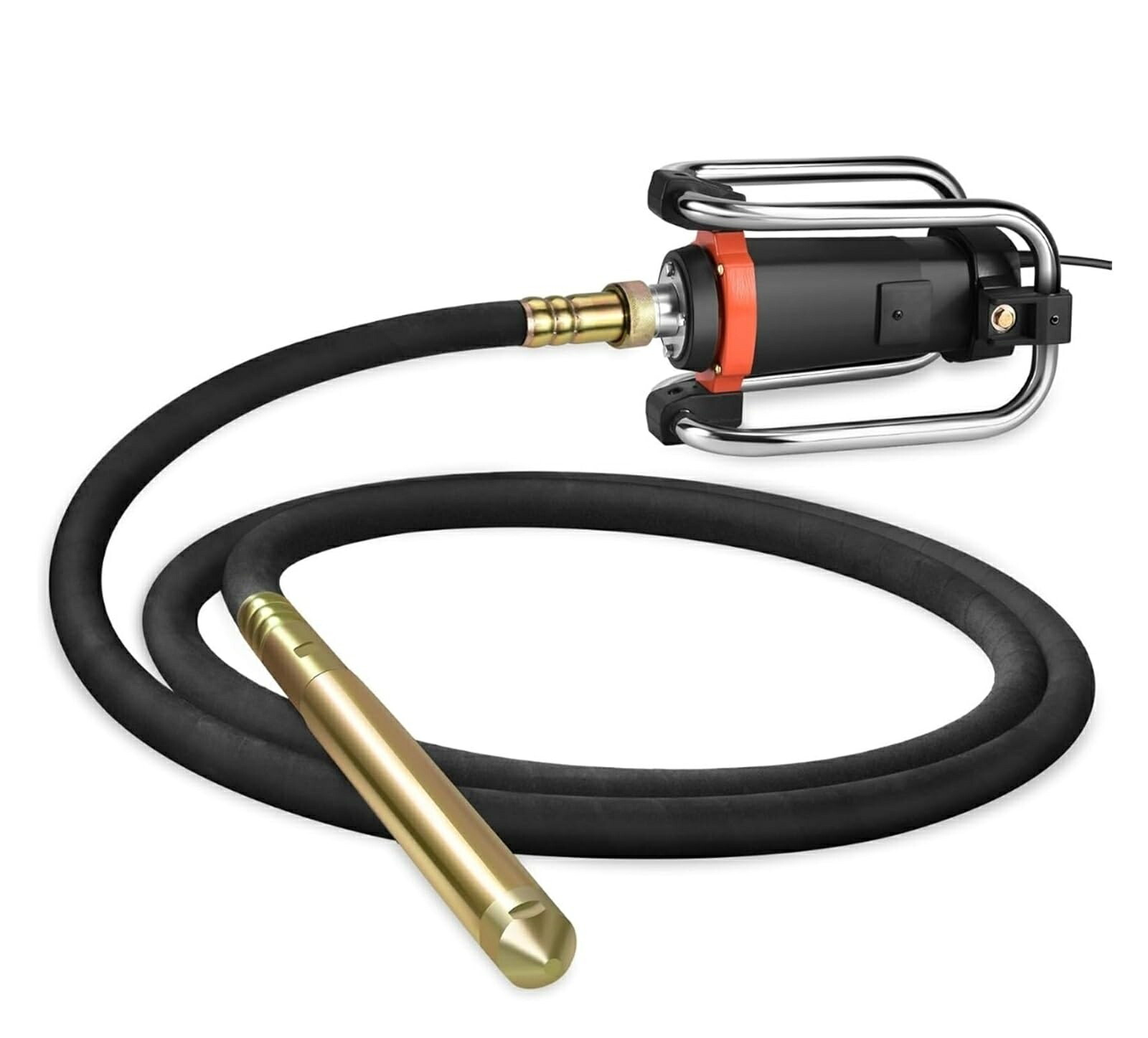 新登場16000 RPM ポータブル建設挿入バイブレーターは、4.5 m (14-3/4 フィート) の長いシャフトで気泡を除去し、コンクリートを水平にします 調整可能な速度 (110V)