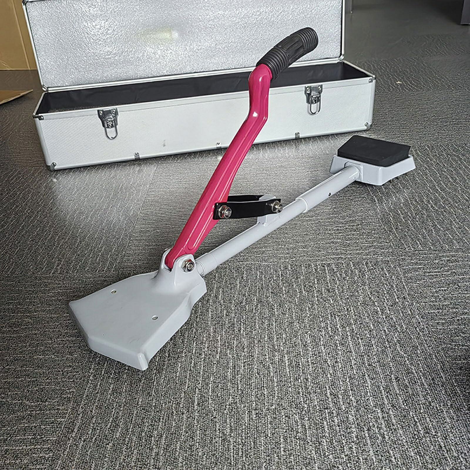 膝なしカーペットストレッチャー、引っ敷き据え付ける物の具、伸縮手持ち部分とパッド付き添い人軍事基地、身寄り、旅人宿、事務室、講堂、話し合い室用の労働者階級遣りくちのカーペットストレッチャーツール
