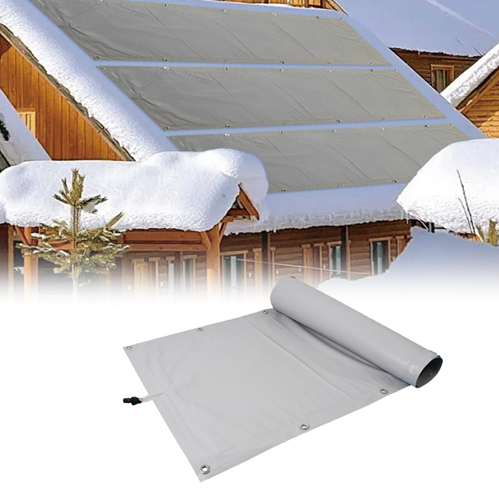 【店舗の人気商品!】屋根融雪マット グラフェン加熱 急速融雪 110v 省エネ IPX7 防水耐低温 - 20度 50年長寿命 カスタマイズ可能 簡単設置 屋根雪対策 ヒーターパッド 降ってくる雪を融かす 除雪用品 積雪防止 プラグタイプ 72cm*300cm