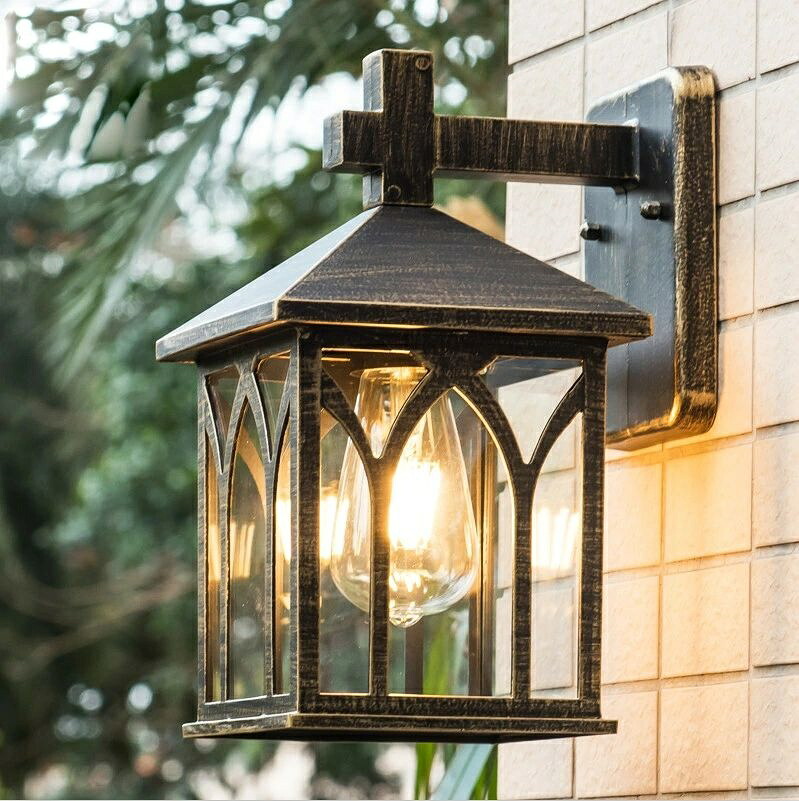 壁掛け照明 ブラケットライト 屋外 壁掛けライト 屋外照明 玄関照明 防雨 アンティーク led 照明 レトロ ポーチライト 門灯 ガーデン 外灯 庭園灯 ウォールライト