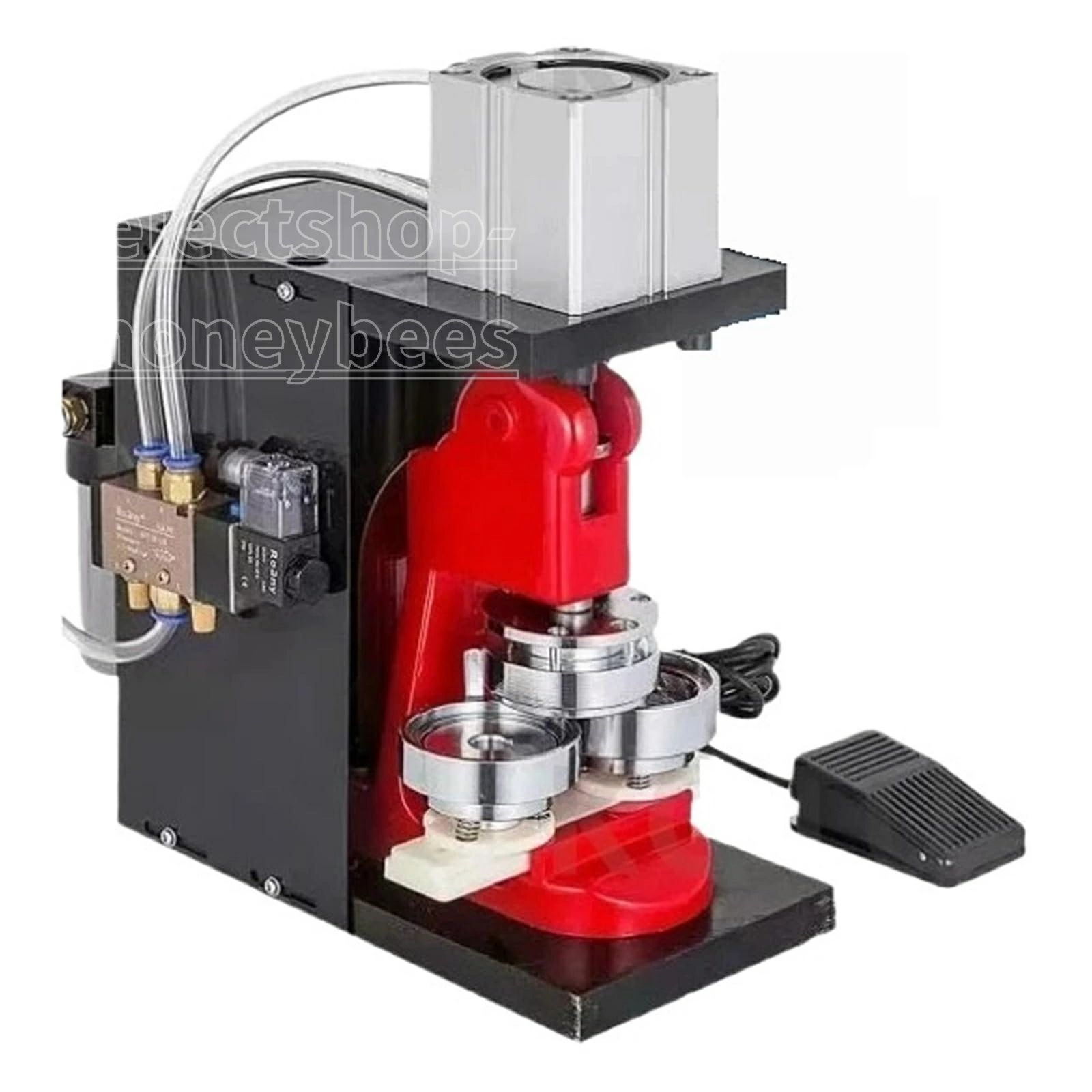 缶バッジメーカー 空気圧バッジメーカー機自動バッジ機 DIY バッジ製造装置 1pc 金型
