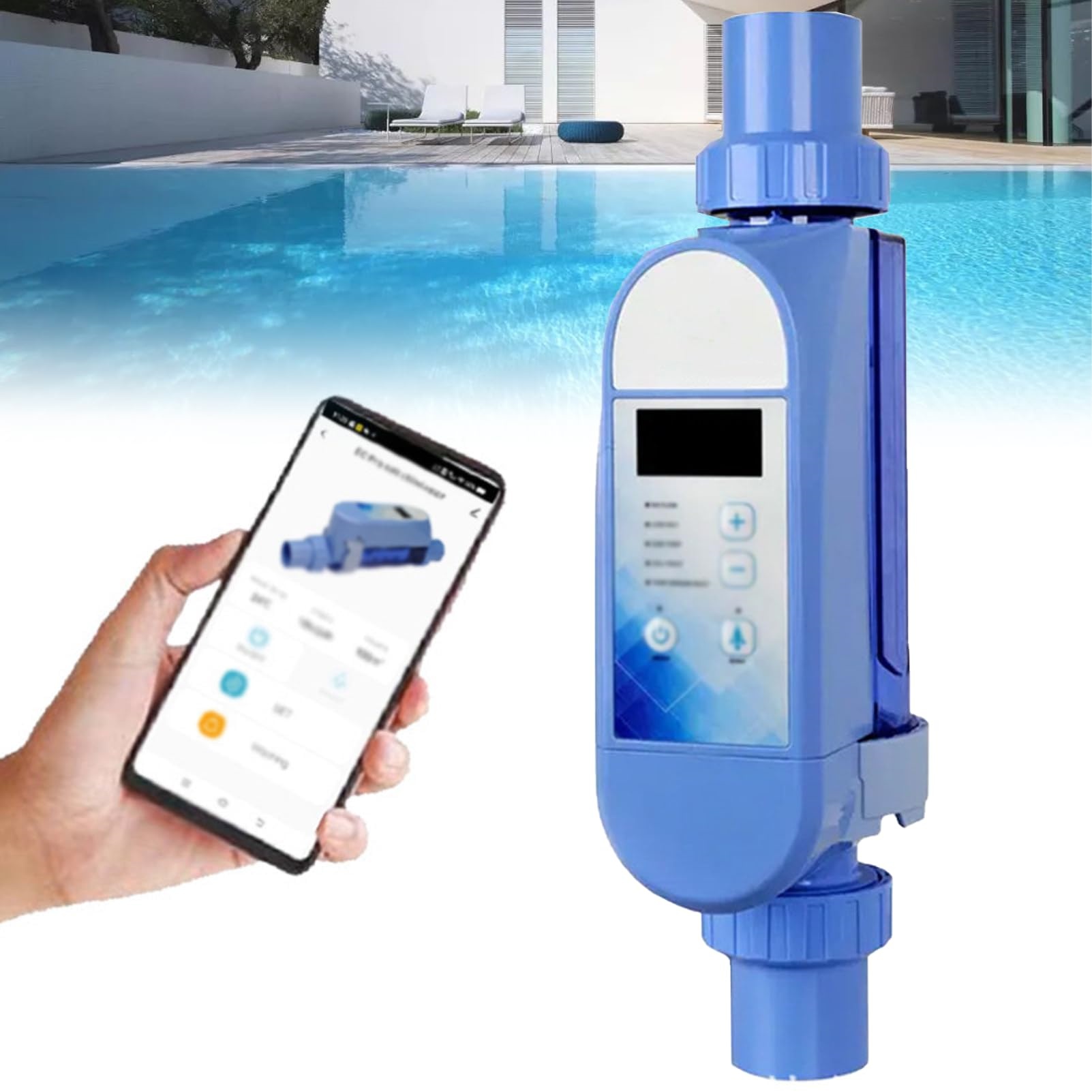 スマートソルトウォータープールCl化器およびCl発生機取り合わせ最大限度22 000gal、組み込みのWi-Fi、スマートデジタルパネル付き添い人アプリリモコン