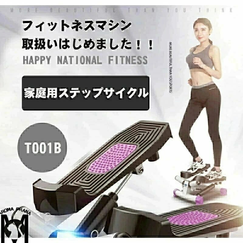 【送料無料】ウォーキング健康ステッパー 男女兼用フィットネス用エクササイズマシン 有酸素運動/筋トレ用に最適|ワイズ商店