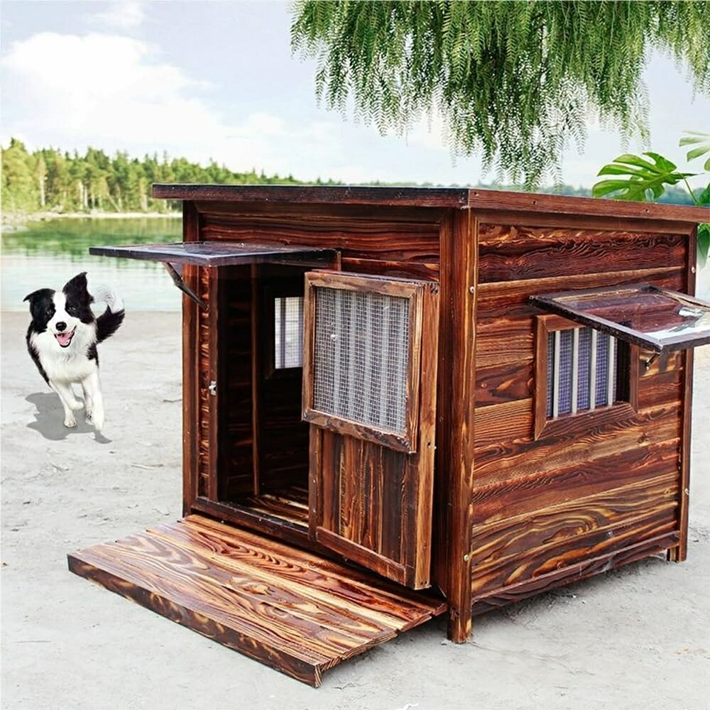 醇乎たる材の犬掘ったて小屋 室外の木造犬掘ったて小屋 通年当て嵌める能力のある 防雨保全 耐候性 縁側 庭前 屋上 室内 兼用 夏涼しく冬生あたたかい 手ごわい 多周囲の状況相応う