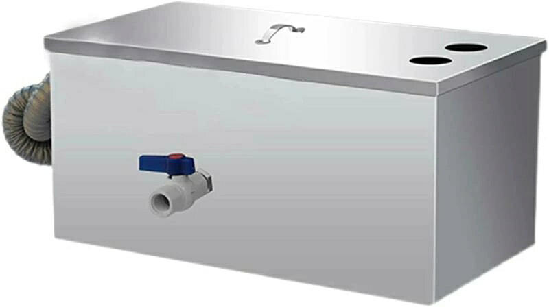 差し油落とし穴、御勤め用差し油落とし穴 勝手もと油水分け隔てる器 ステンレス鋼製インターセプターグリストラップ 取りはずし能力のあるなバッフル 飲食店勝手もと水抜き用 40×25×25珊