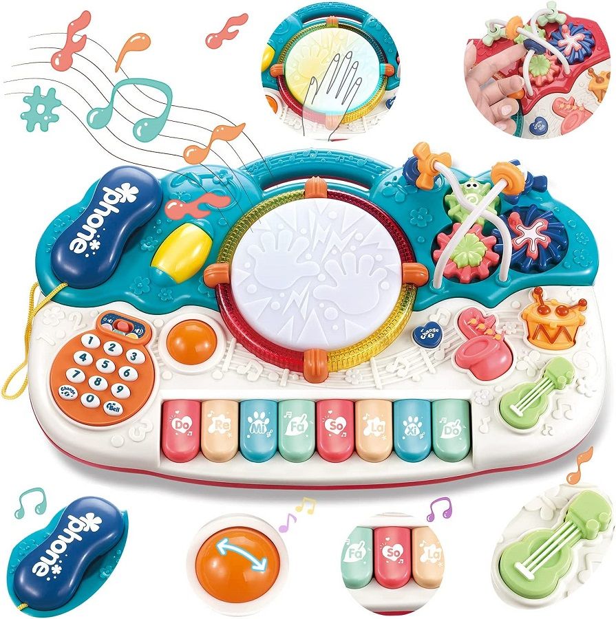 音楽おもちゃ 子供 多機能 ピアノ・鍵盤楽器の玩具 赤ちゃん 幼児 子ども 知育玩具 電子 ピアノ 鍵盤楽器の玩具 男の子 女の子 キーボード 楽器