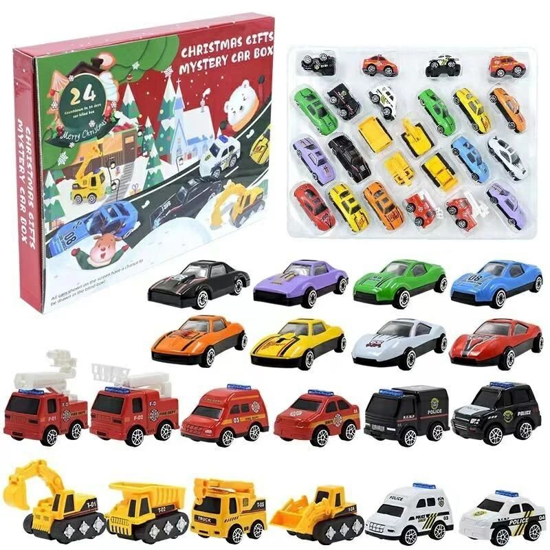 アドベントカレンダー プルバックカー お坊っちゃん 赤ちゃん 遊び道具 車遊び道具 ミニカー カウントダウン 暦 赤ちゃん差し上げ物 差し上げ物 生み出すこと祝賀会 赤ちゃん向け お生まれ落ちる日 クリスマス 新年儀式用 こどもの日
