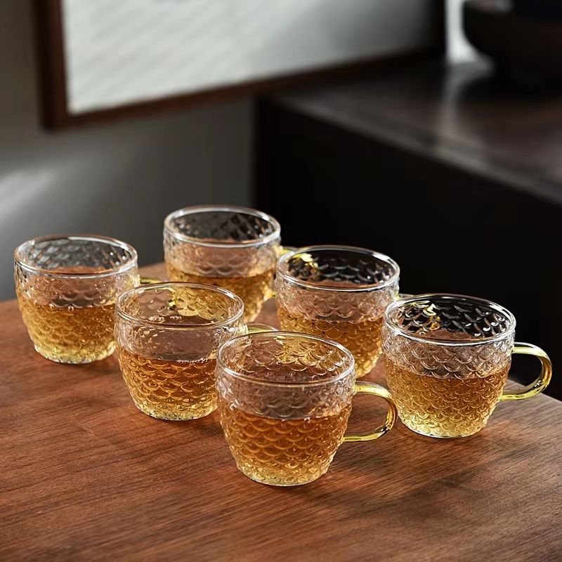 紅茶優勝杯 硝子優勝杯  ボデガカップ 耐熱硝子  茶の葉優勝杯 珈琲優勝杯  耐熱優勝杯 二重硝子優勝杯 コップ 2層手吹き仕立て上げるマグカップ 水呑み 硝子 小電気容量 水呑み 優勝杯 直火明かり湯沸かし相応う ホウケイ酸硝子  分かりやすい 家用 茶館  6個仕掛ける